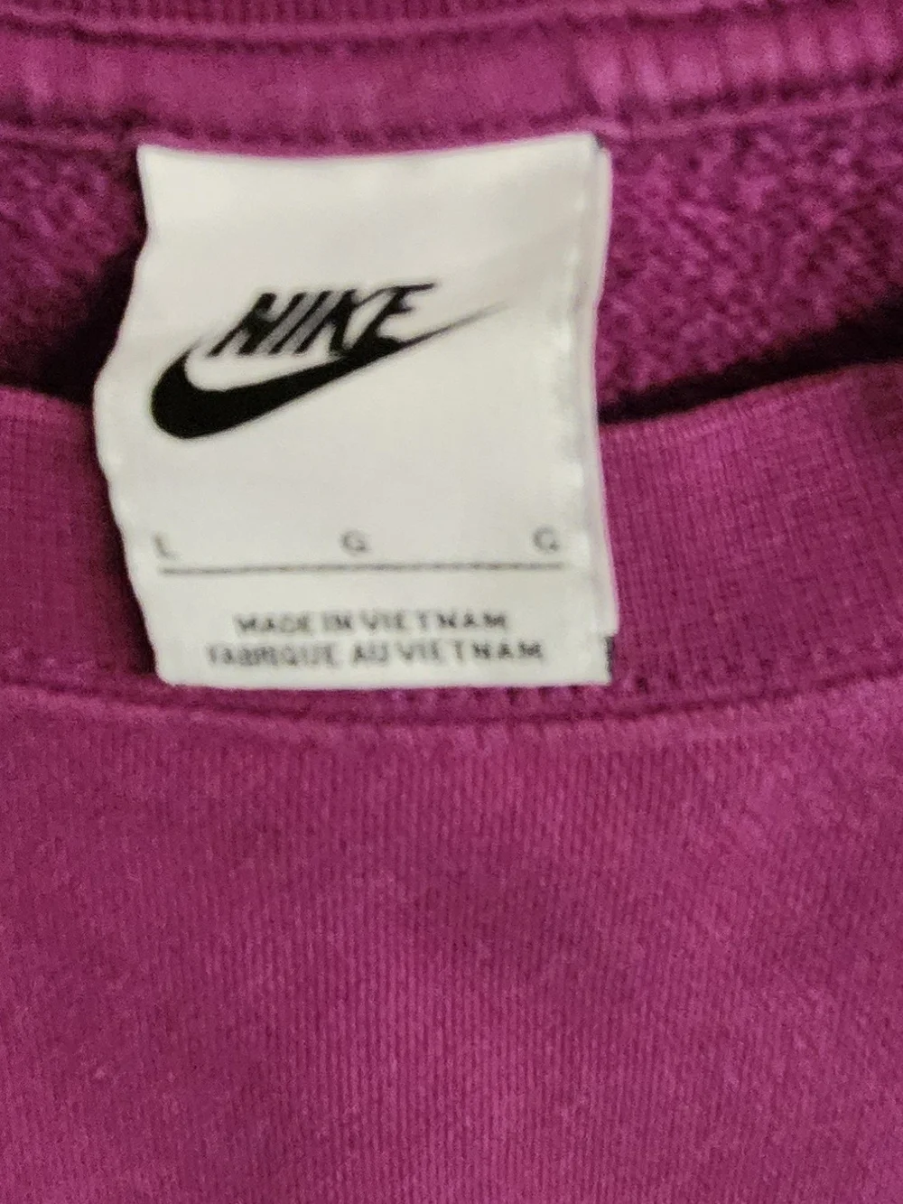 Nike Women's Crewneck Sweatshirt in Plum